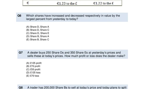 NumericalReasoningTest5-Questions_2025春招题库汇总_十大行测题库_2023年十大热门题库更新中_05、TalentQ汇总_TalentQ笔试题库中文_TalentQ（图文版-参考）_NumericalReasoning