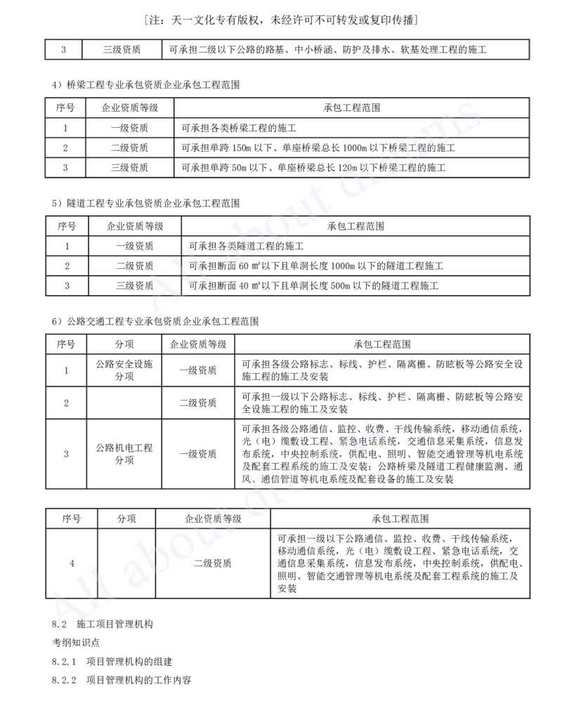 2025-130-第8章-8.1、8.2-公路工程企业资质、施工项目管理机构_2026年一级建造师_2026年一建公路_2025年一建公路SVIP_02-基础精讲✿高端面授✿深度强化_安慧_讲义