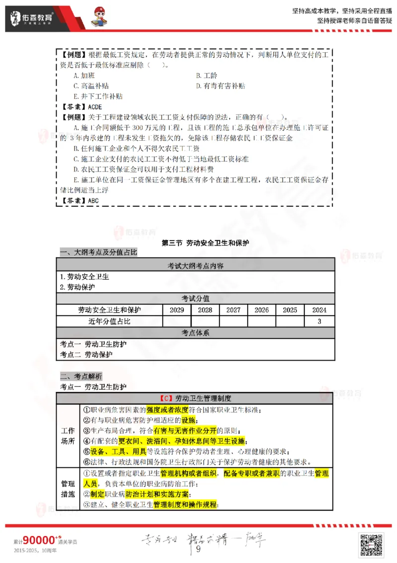 2025.6.29佑森教育叶虎翼授课一建相关法规《劳动权益、纠纷解决》专用讲义，版权所有，侵权必究_2026年一建法规_2025年一建法规SVIP_02-基础精讲✿高端面授✿深度强化