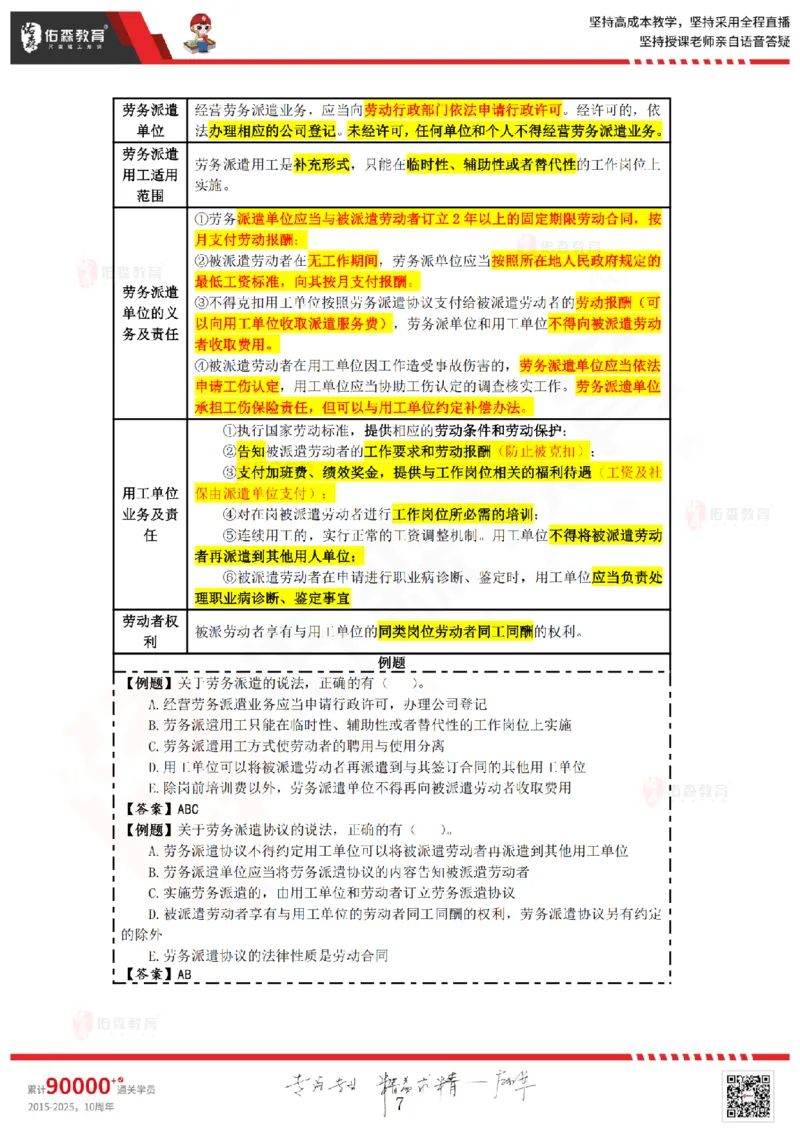 2025.6.29佑森教育叶虎翼授课一建相关法规《劳动权益、纠纷解决》专用讲义，版权所有，侵权必究_2026年一建法规_2025年一建法规SVIP_02-基础精讲✿高端面授✿深度强化