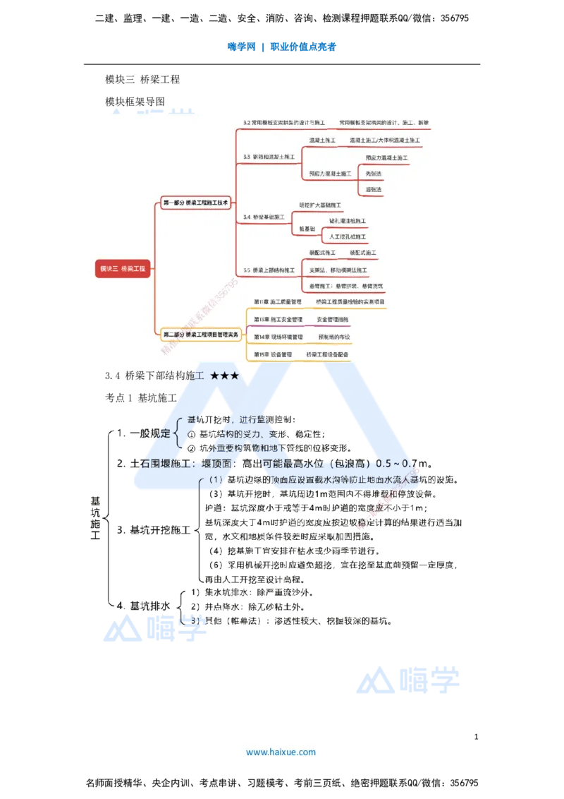 19.2025黄铃-考前拔分速成-（18）模块三桥梁工程4_2026年一级建造师_2026年一建公路_2025年一建公路SVIP_04-冲刺串讲✿考点强化✿小灶集训_23-公路《考前拔分速成》黄铃HX_讲义