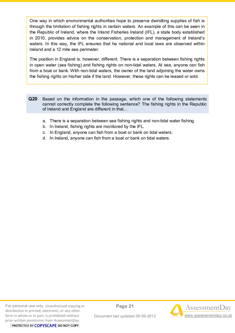 VerbalComprehensionTest3-Questions_2025春招题库汇总_八大题库-1_04八大汇总_信永中和_专业题综合知识-参考_英文题_VerbalReasoningTests