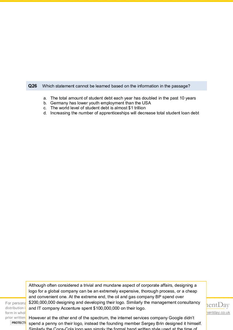 VerbalComprehensionTest3-Questions_2025春招题库汇总_八大题库-1_04八大汇总_信永中和_专业题综合知识-参考_英文题_VerbalReasoningTests