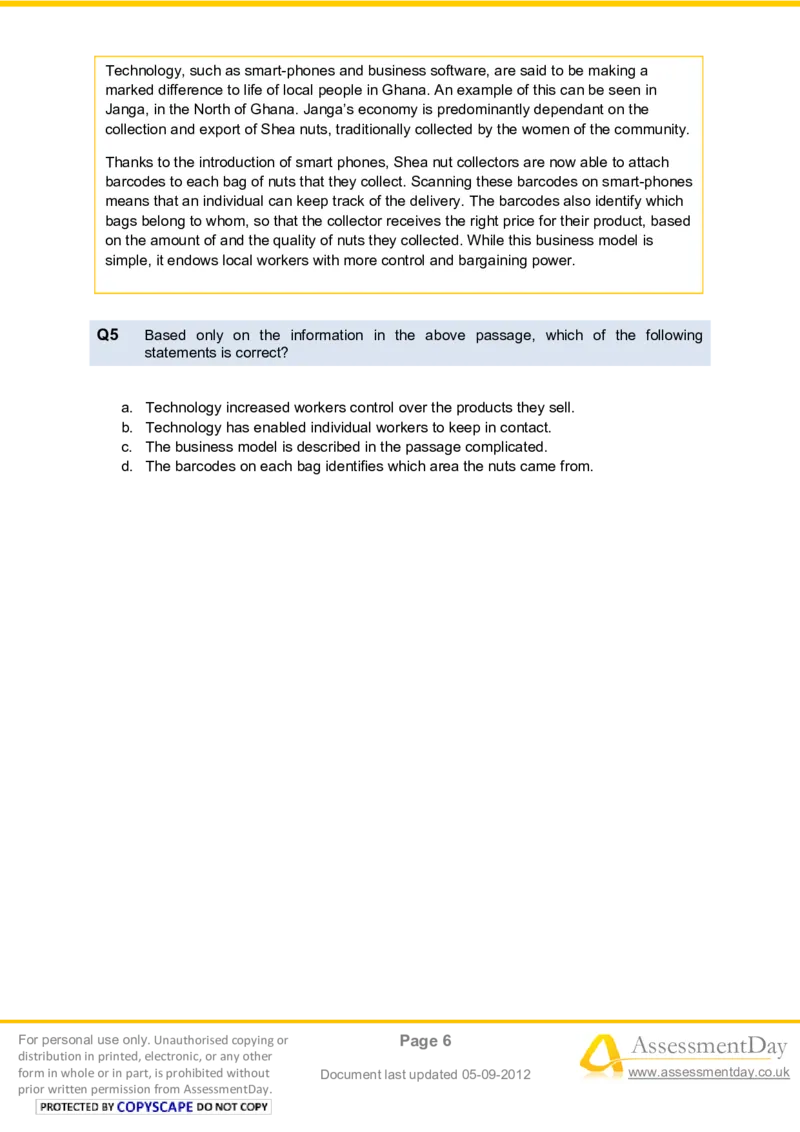 VerbalComprehensionTest3-Questions_2025春招题库汇总_八大题库-1_04八大汇总_信永中和_专业题综合知识-参考_英文题_VerbalReasoningTests