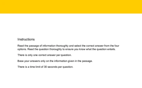 VerbalComprehensionTest3-Questions_2025春招题库汇总_八大题库-1_04八大汇总_信永中和_专业题综合知识-参考_英文题_VerbalReasoningTests