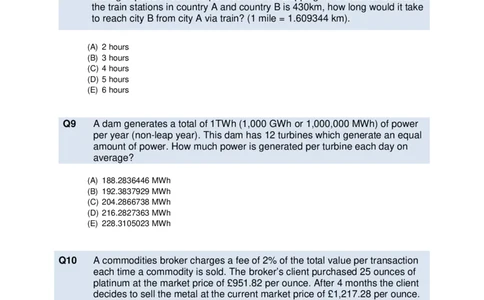 NumericalReasoningTest18-Questions_2025春招题库汇总_八大题库-1_04八大汇总_信永中和_专业题综合知识-参考_英文题_NumericalReasoningTests