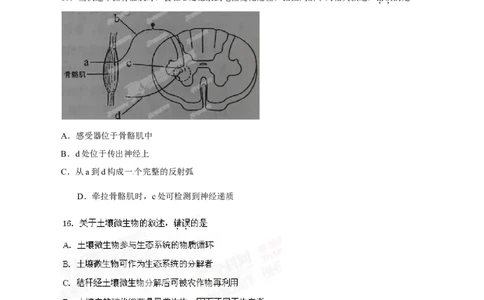 2014年高考生物试卷（海南）（空白卷）_生物历年高考真题_新&middot;Word版2008-2025&middot;高考生物真题_生物（按年份分类）2008-2025_2014&middot;高考生物真题