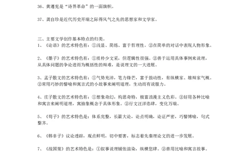 中国古代文学史常识部分_三桶油_中国石油_中石油笔试_笔试。！_7-专业测试部分（仅需看自己专业即可）_3.12汉语言文学_中国古代文学史