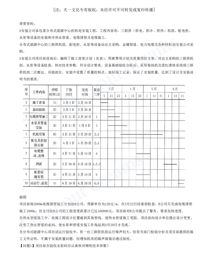 2025-11-模块十一-施工进度管理（一）_2026年一级建造师_2026年一建机电_2025年一建机电SVIP_04-冲刺串讲✿考点强化✿小灶集训_11-机电《案例专项班》王建波CSW_讲义