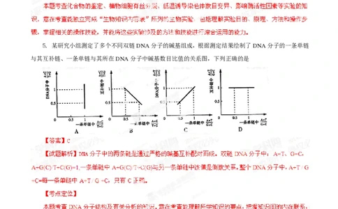 2014年高考生物试卷（山东）（解析卷）_生物历年高考真题_新&middot;PDF版2008-2025&middot;高考生物真题_生物（按省份分类）2008-2025_2008-2025&middot;（山东）生物高考真题