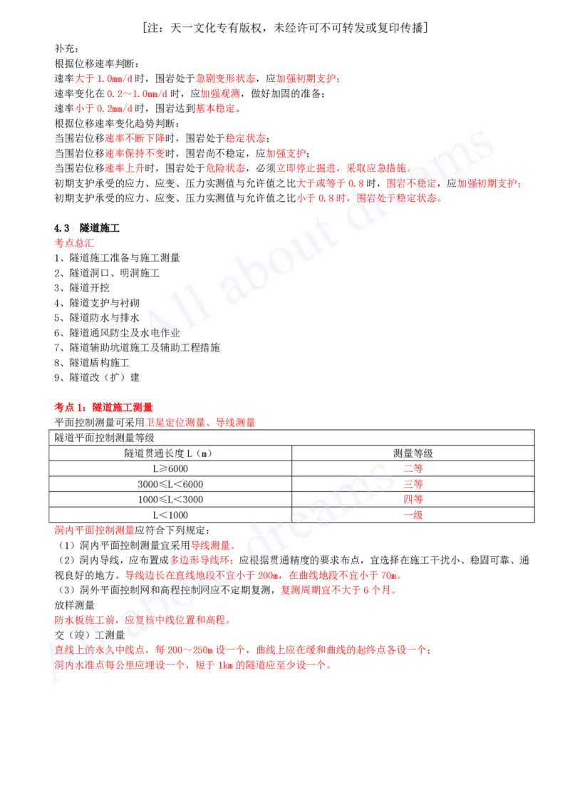 2025-14-第4章-隧道工程（一）_2026年一级建造师_2026年一建公路_2025年一建公路SVIP_04-冲刺串讲✿考点强化✿小灶集训_04-公路《冲刺串讲班》安慧KL_讲义