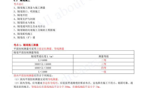 2025-14-第4章-隧道工程（一）_2026年一级建造师_2026年一建公路_2025年一建公路SVIP_04-冲刺串讲✿考点强化✿小灶集训_04-公路《冲刺串讲班》安慧KL_讲义
