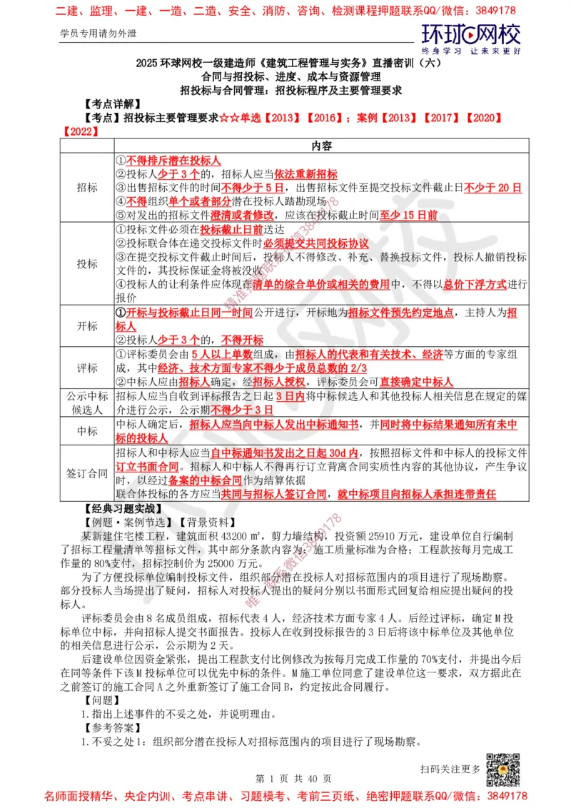 06.2025一建建筑直播密训（六）_2026年一级建造师_2026年一建建筑_2025年一建建筑SVIP_04-冲刺串讲✿考点强化✿小灶集训_42-建筑《直播密训班》马红HQ