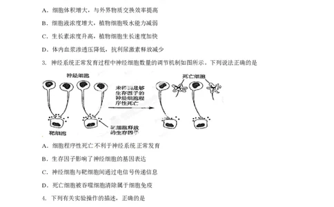 2014年高考生物试卷（山东）（空白卷）_生物历年高考真题_新&middot;PDF版2008-2025&middot;高考生物真题_生物（按年份分类）2008-2025_2014&middot;高考生物真题