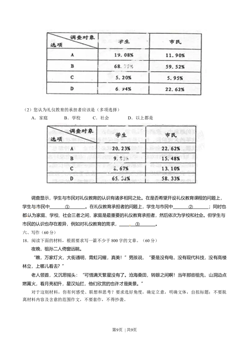 2014年高考语文试卷（辽宁）（空白卷）_语文历年高考真题_新&middot;Word版2008-2025&middot;高考语文真题_语文（按年份分类）2008-2025_2014&middot;语文高考真题