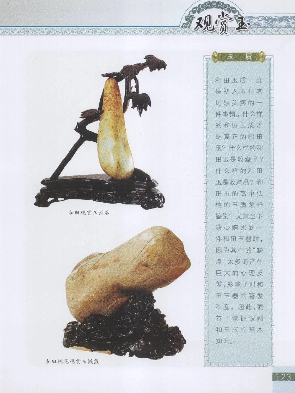 中国新疆和田玉观赏玉__X018-玉石珠宝鉴定教程最新合集_7、和田玉鉴定专题全套课程_和田玉电子书