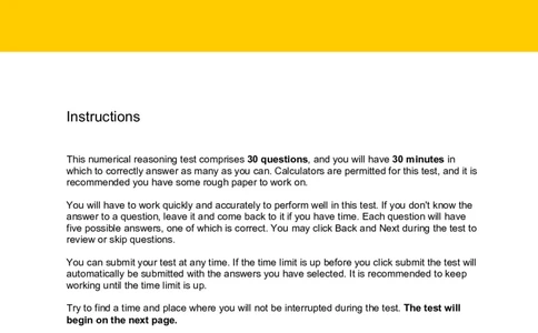 NumericalReasoningTest8-Solutions_2025春招题库汇总_八大题库-1_04八大汇总_信永中和_专业题综合知识-参考_英文题_NumericalReasoningTests