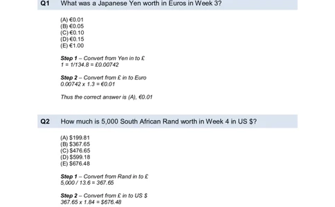 NumericalReasoningTest8-Solutions_2025春招题库汇总_八大题库-1_04八大汇总_信永中和_专业题综合知识-参考_英文题_NumericalReasoningTests