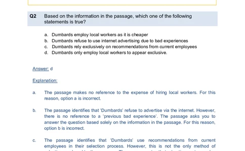 VerbalComprehensionTest1-Solutions_2025春招题库汇总_八大题库-1_04八大汇总_信永中和_专业题综合知识-参考_英文题_VerbalReasoningTests
