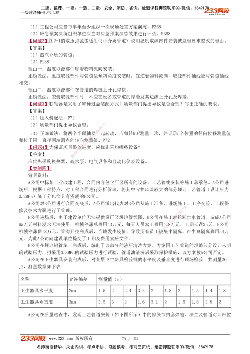 19-24年真题解析_2026年一级建造师_2026年一建机电_2025年一建机电SVIP_03-习题精析✿实战特训✿模考通关_14-机电《真题解析班》王子初233