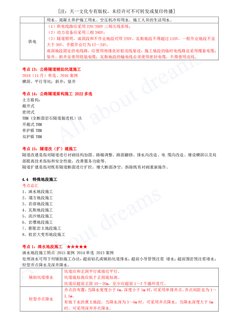 2025-16-第4章-隧道工程（三）、第5章-交通工程_2026年一级建造师_2026年一建公路_2025年一建公路SVIP_04-冲刺串讲✿考点强化✿小灶集训_04-公路《冲刺串讲班》安慧KL_讲义