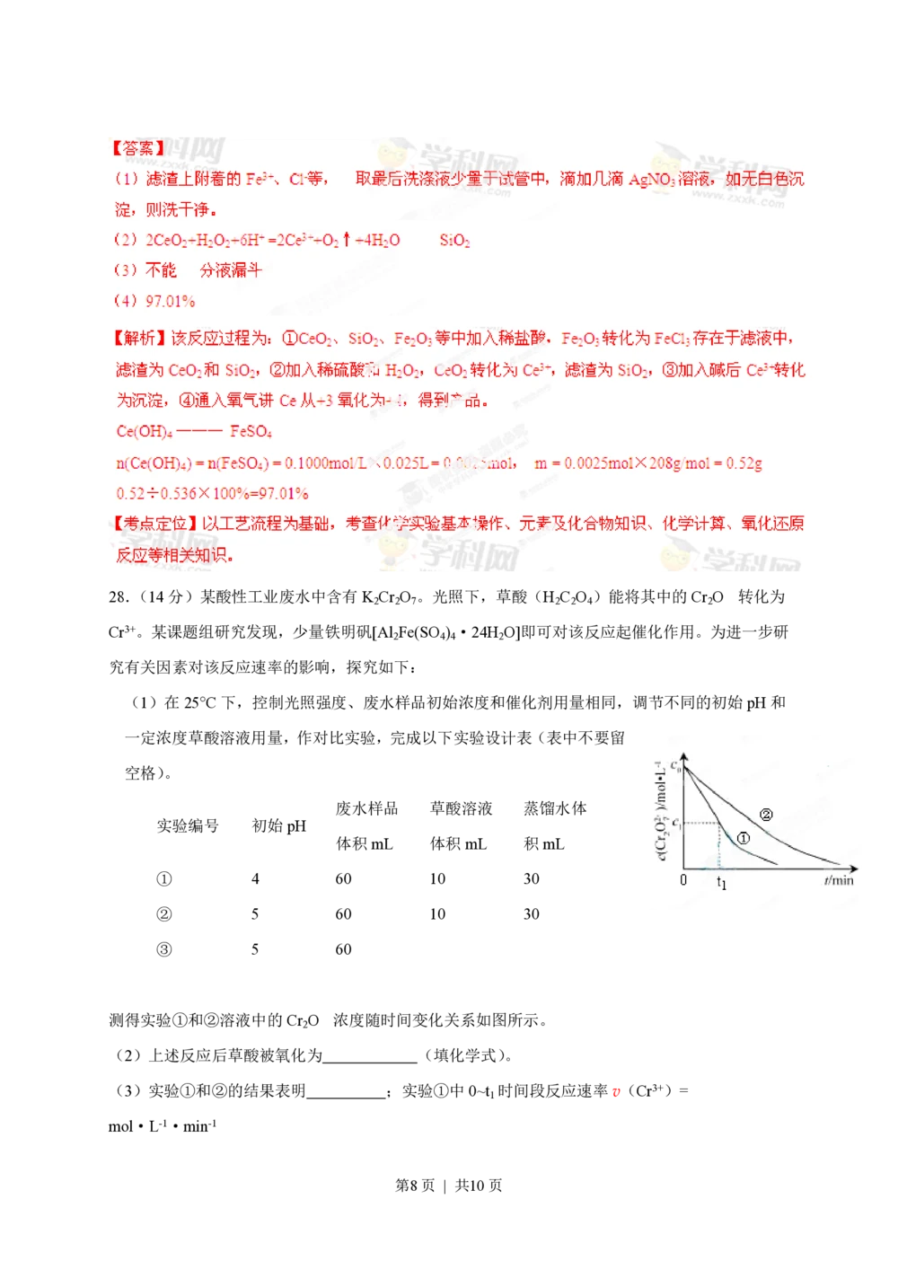 2013年高考化学试卷（安徽）（解析卷）_历年高考真题合集_化学历年高考真题_新&middot;PDF版2008-2025&middot;高考化学真题_化学（按年份分类）2008-2025_2013&middot;高考化学真题