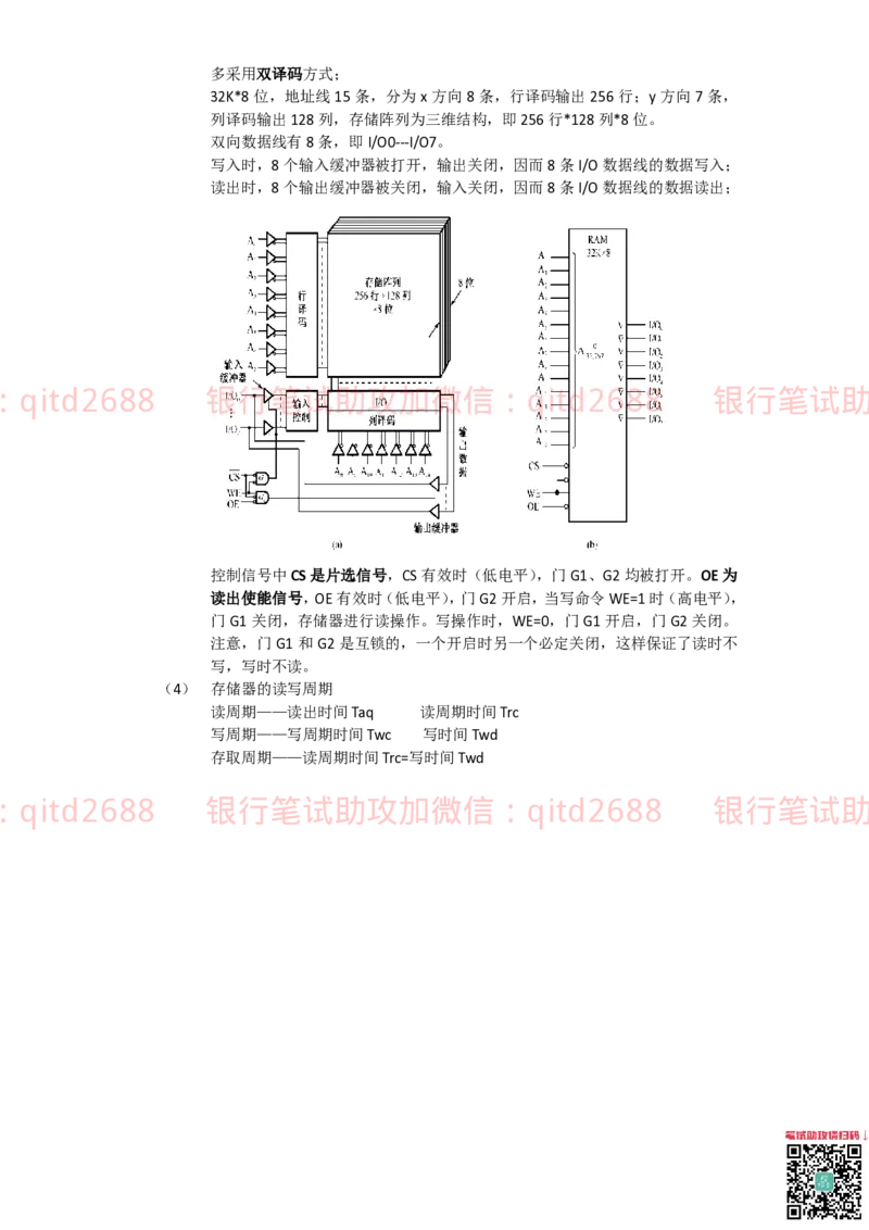信息技术类-知识点-计算机组成与体系结构总结_2025春招题库汇总_银行题库-1_银行全套上岸资料_各银行笔试真题_邮储上岸资料_邮储银行招聘考试笔试复习资料