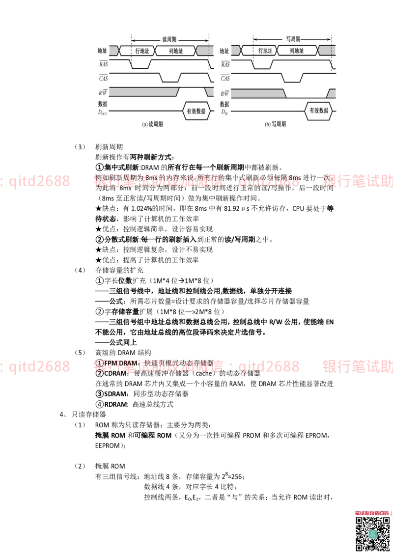信息技术类-知识点-计算机组成与体系结构总结_2025春招题库汇总_银行题库-1_银行全套上岸资料_各银行笔试真题_邮储上岸资料_邮储银行招聘考试笔试复习资料