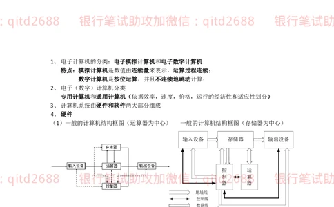 信息技术类-知识点-计算机组成与体系结构总结_2025春招题库汇总_银行题库-1_银行全套上岸资料_各银行笔试真题_邮储上岸资料_邮储银行招聘考试笔试复习资料