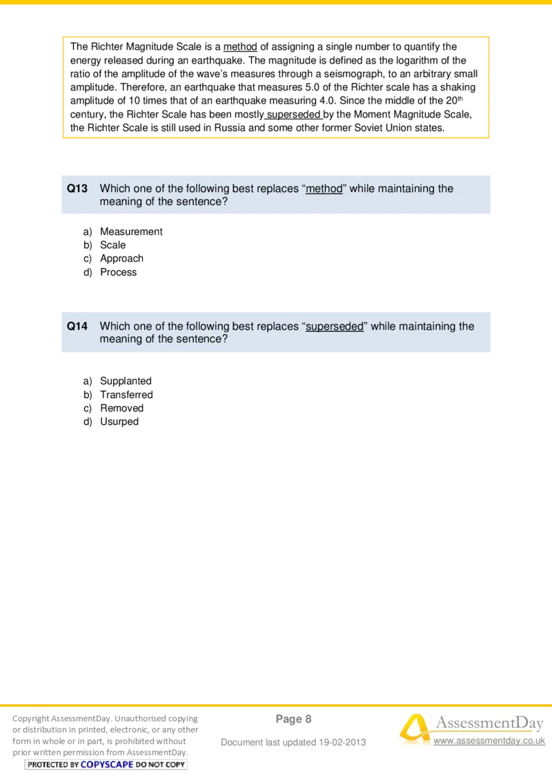 VerbalComprehensionTest5-Questions_2025春招题库汇总_十大行测题库_2023年十大热门题库更新中_05、TalentQ汇总_TalentQ测试题（适合大多数外资银行以及其他企业）_VerbalReasoning