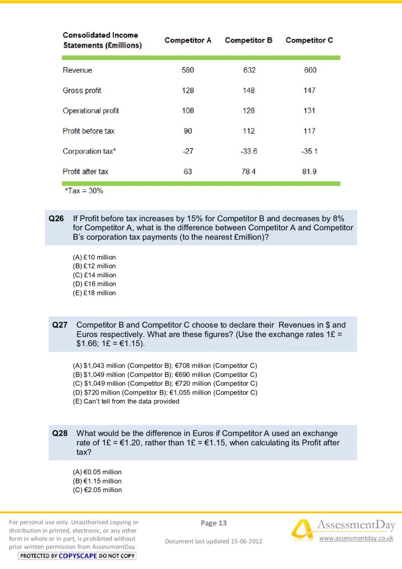 NumericalReasoningTest3-Questions_2025春招题库汇总_十大行测题库_2023年十大热门题库更新中_05、TalentQ汇总_TalentQ笔试题库中文_TalentQ（图文版-参考）_2选看通用测试题，适用于TalentQ（N多题）