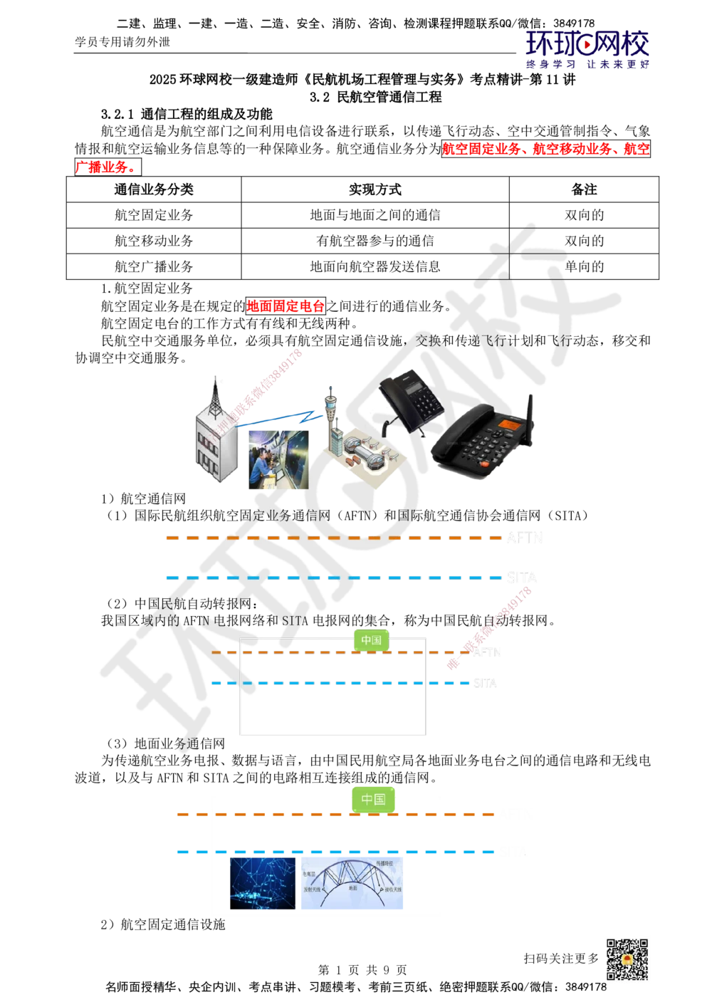 11.第11讲-32民航空管通信工程_2026年一级建造师_2026年一建民航_2025年一建民航SVIP_02-基础精讲✿高端面授✿深度强化_07-民航《考点精讲班》谷永生HQ