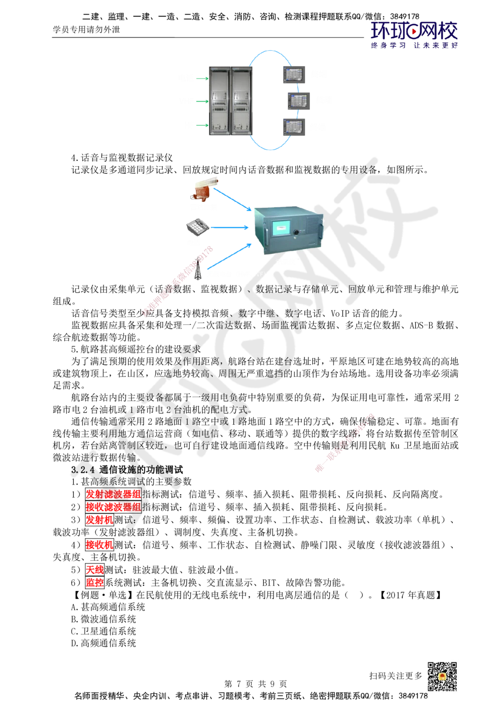 11.第11讲-32民航空管通信工程_2026年一级建造师_2026年一建民航_2025年一建民航SVIP_02-基础精讲✿高端面授✿深度强化_07-民航《考点精讲班》谷永生HQ