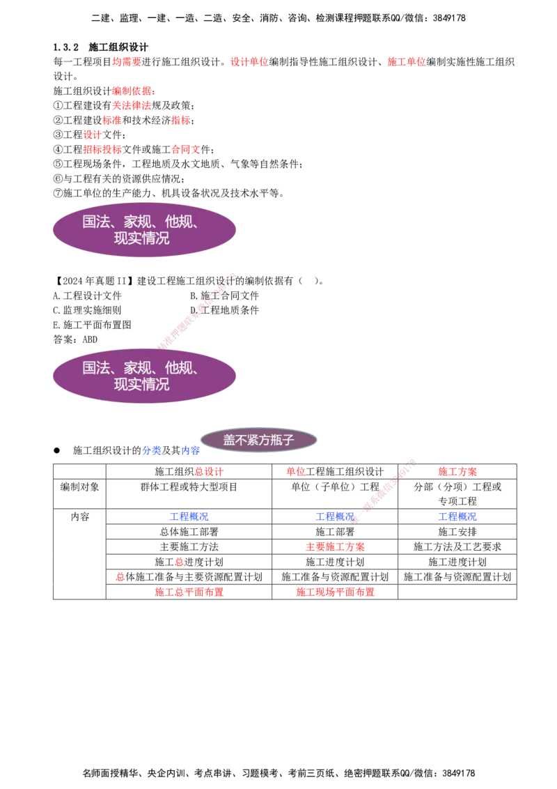 12-第1章-1.3.2-施工组织设计（一）_2026年一级建造师_2026年一建管理_2025年一建管理SVIP_02-基础精讲✿高端面授✿深度强化_10-管理《天一精讲班》金月、王少杰KL_金月
