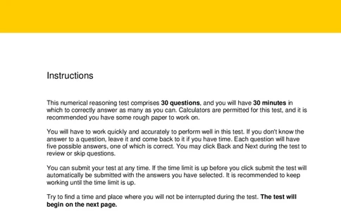 NumericalReasoningTest3-Questions_2025春招题库汇总_十大行测题库_2023年十大热门题库更新中_05、TalentQ汇总_TalentQ测试题（适合大多数外资银行以及其他企业）_NumericalReasoning