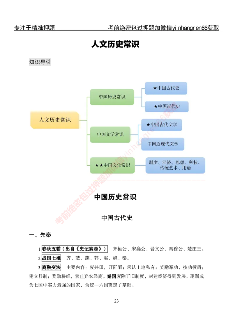 专项攻坚-常识-讲义_2025春招题库汇总_银行题库-1_银行全套上岸资料_讲义+题库+冲刺_06、基础巩固讲义（理论知识点讲解+经典例题）全