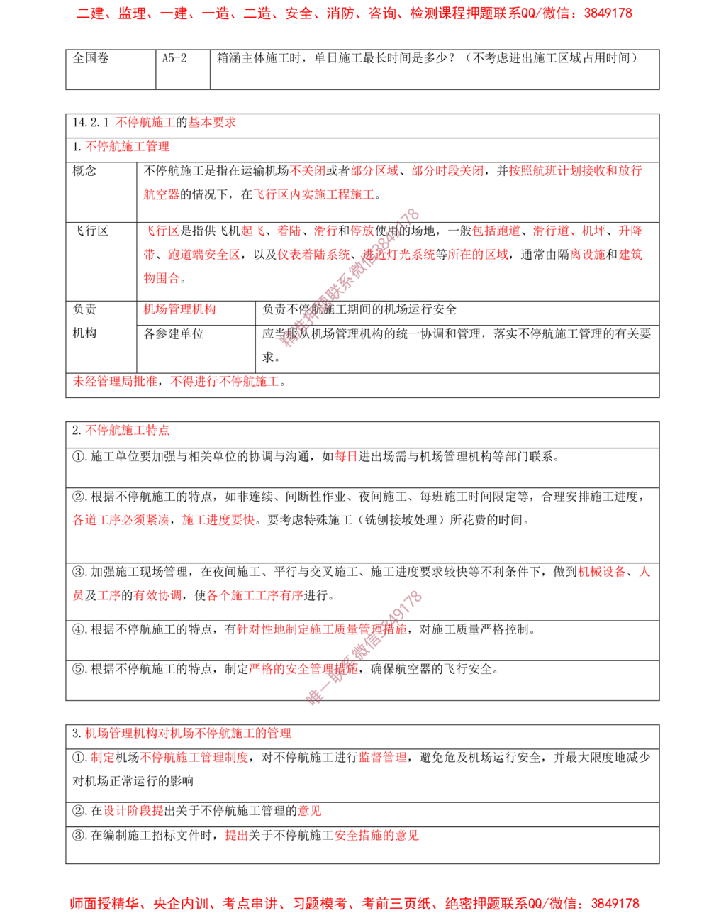 13.13-第14、15章-施工安全管理、绿色建造及施工现场环境管理_2026年一级建造师_2026年一建民航_2025年一建民航SVIP_04-冲刺串讲✿考点强化✿小灶集训