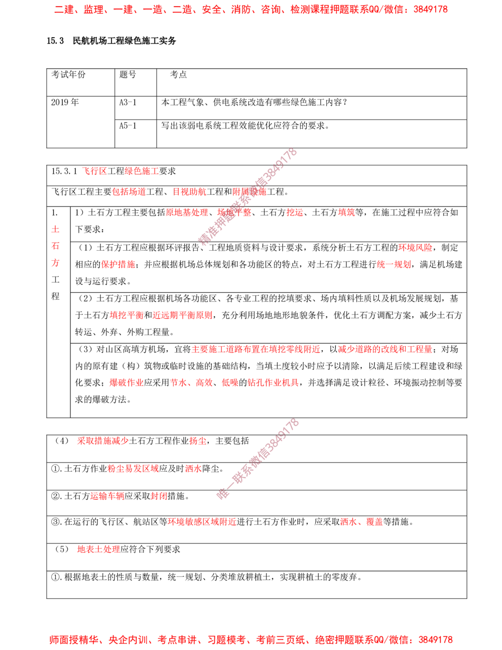 13.13-第14、15章-施工安全管理、绿色建造及施工现场环境管理_2026年一级建造师_2026年一建民航_2025年一建民航SVIP_04-冲刺串讲✿考点强化✿小灶集训