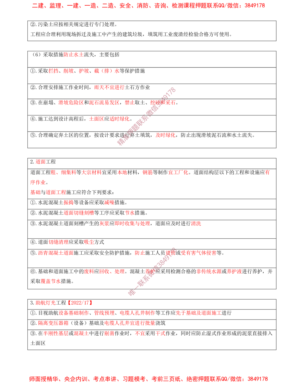 13.13-第14、15章-施工安全管理、绿色建造及施工现场环境管理_2026年一级建造师_2026年一建民航_2025年一建民航SVIP_04-冲刺串讲✿考点强化✿小灶集训