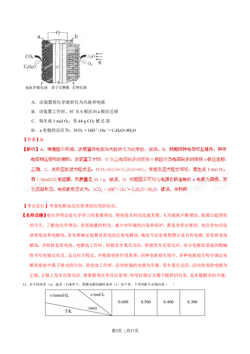 2015年高考化学试卷（福建）（解析卷）_历年高考真题合集_化学历年高考真题_新&middot;Word版2008-2025&middot;高考化学真题_化学（按年份分类）2008-2025_2015&middot;高考化学真题