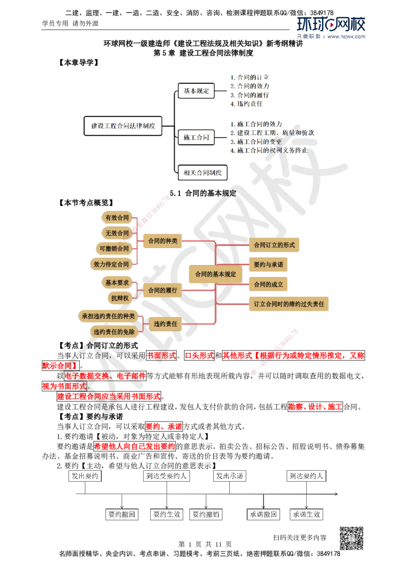 19.第19讲-51合同的基本规定（1）_2026年一建法规_2025年一建法规SVIP_02-基础精讲✿高端面授✿深度强化_21-法规《考点精讲班》王丽雪、安国庆HQ_安国庆