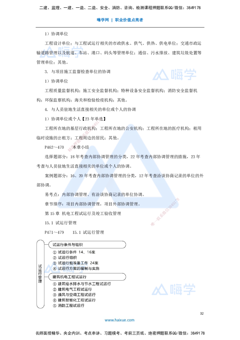 10.2025朱培浩-名师冲刺特训-（10）机电工程项目管理实务2_2026年一级建造师_2026年一建机电_2025年一建机电SVIP_04-冲刺串讲✿考点强化✿小灶集训_讲义