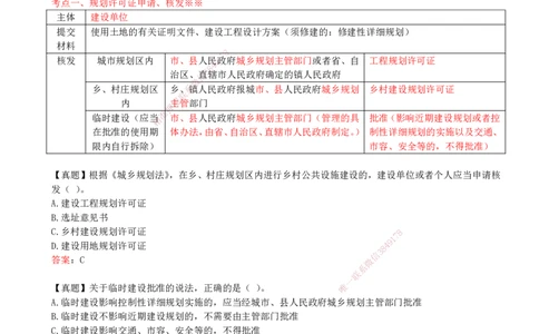 20-第3章-3.1-建设工程规划许可_2026年一建法规_2025年一建法规SVIP_02-基础精讲✿高端面授✿深度强化_10-法规《天一精讲班》王欣KL_讲义