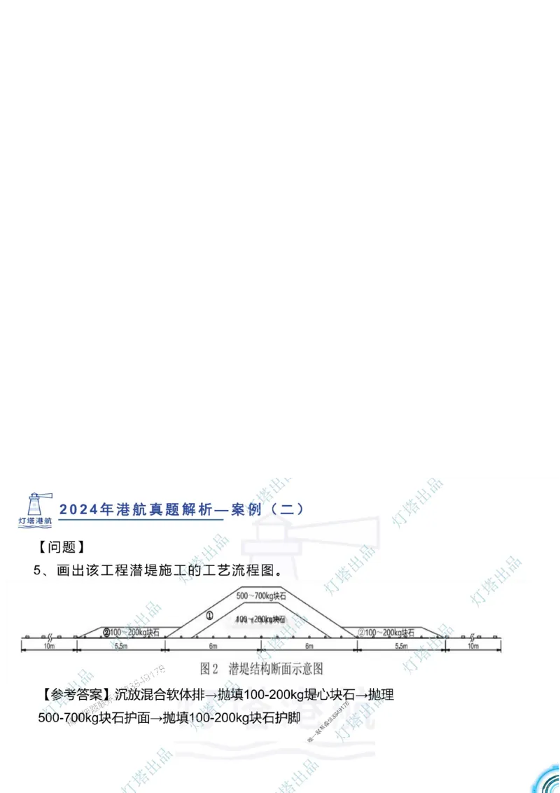 2024年2023年真题案例讲义+答案_2026年一级建造师_2026年一建港航_2025年一建港航SVIP_03-习题精析✿实战特训✿模考通关_07-港航《真题案例班》灯塔SMR