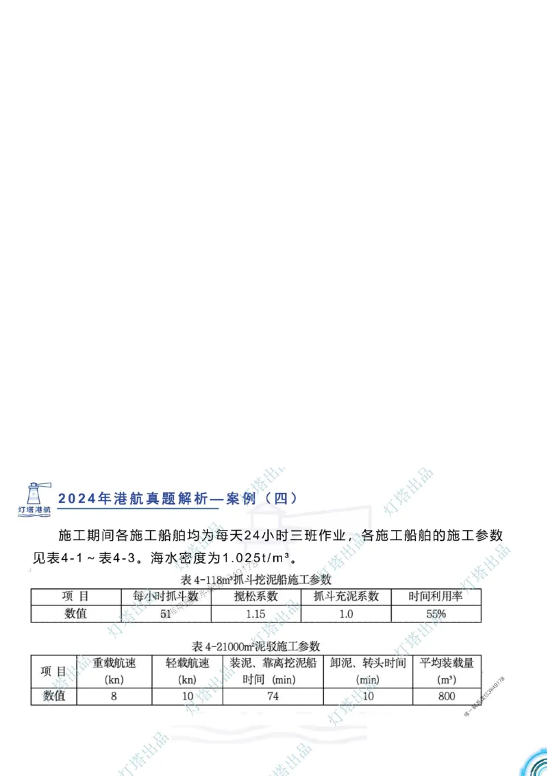 2024年2023年真题案例讲义+答案_2026年一级建造师_2026年一建港航_2025年一建港航SVIP_03-习题精析✿实战特训✿模考通关_07-港航《真题案例班》灯塔SMR