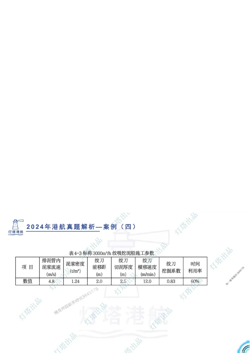 2024年2023年真题案例讲义+答案_2026年一级建造师_2026年一建港航_2025年一建港航SVIP_03-习题精析✿实战特训✿模考通关_07-港航《真题案例班》灯塔SMR