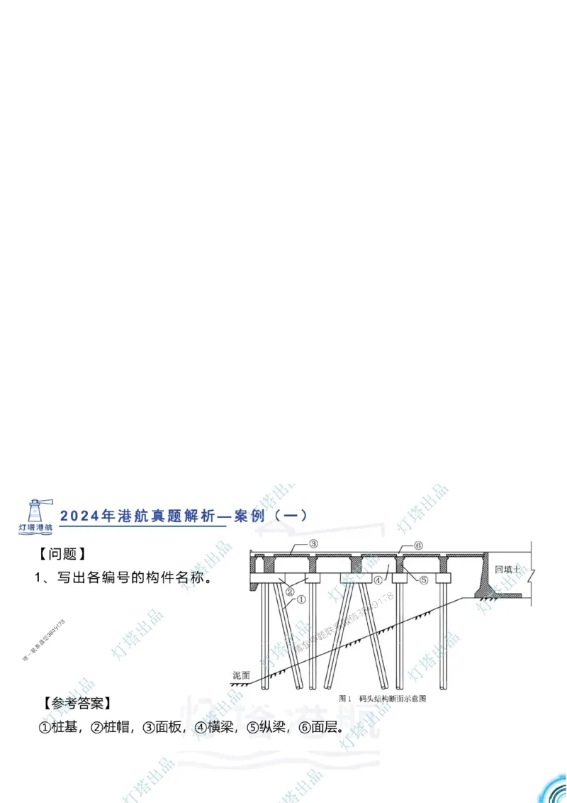 2024年2023年真题案例讲义+答案_2026年一级建造师_2026年一建港航_2025年一建港航SVIP_03-习题精析✿实战特训✿模考通关_07-港航《真题案例班》灯塔SMR