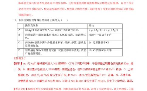 2015年高考化学试卷（山东）（解析卷）_历年高考真题合集_化学历年高考真题_新&middot;Word版2008-2025&middot;高考化学真题_化学（按年份分类）2008-2025_2015&middot;高考化学真题
