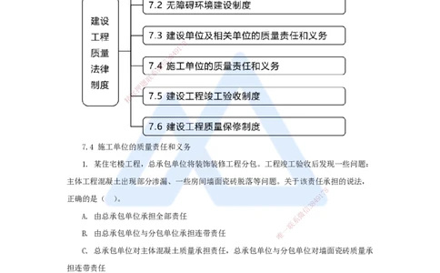 17.2025杜诗乐-万能母题特训-（16）第7章建设工程质量法律制度2_2026年一建法规_2025年一建法规SVIP_03-习题精析✿实战特训✿模考通关_37-法规《万能母题特训》杜诗乐HX_讲义
