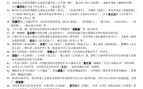 中国当代文学专题综合练习题_三桶油_中国石油_中石油笔试_笔试。！_7-专业测试部分（仅需看自己专业即可）_3.12汉语言文学_中国当代文学